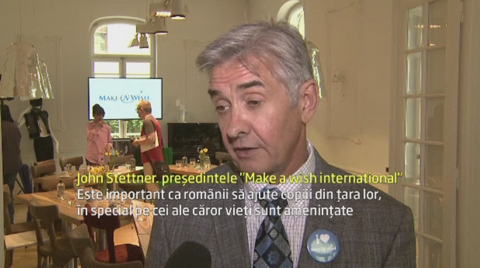 Fundatia care indeplineste un vis la 22 de minute a ajuns in Romania. Promisiunea "Make a Wish" pentru copiii bolnavi