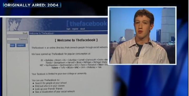 Acum 11 ani Mark Zuckerberg a dat acest interviu pentru o televiziune americana. Cum arata atunci thefacebook.com