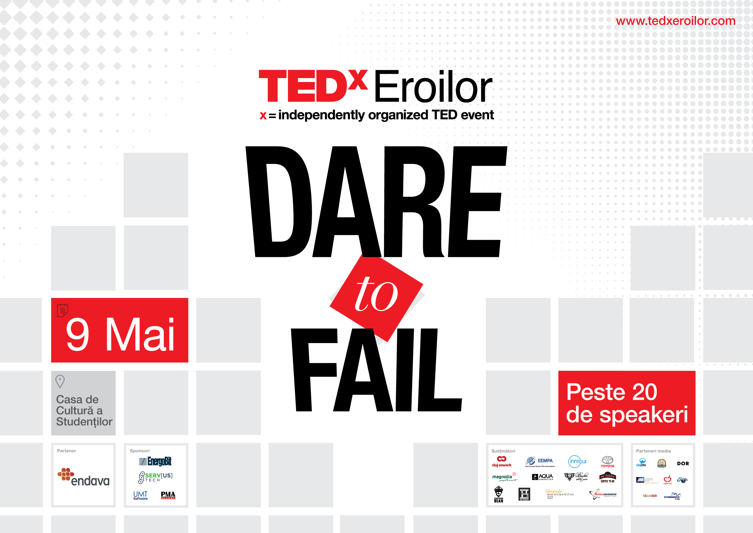 Dare to Fail. TEDxEroilor ajunge la cea de-a VI editie
