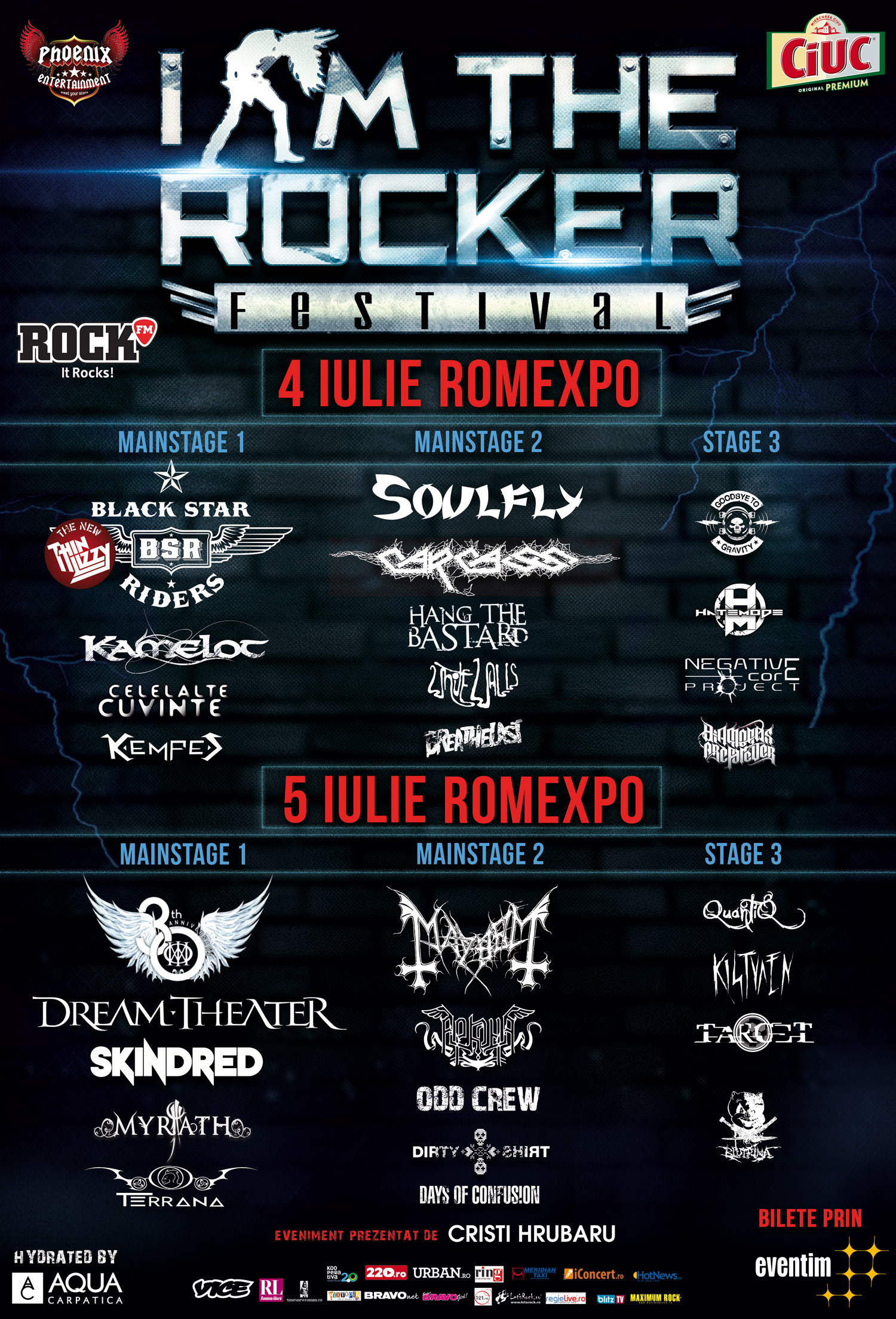 Schimbari mari la festivalul "I am the rocker". Dintre trupele "mari" anuntate, au ramas doar Black Star Riders si Arkona
