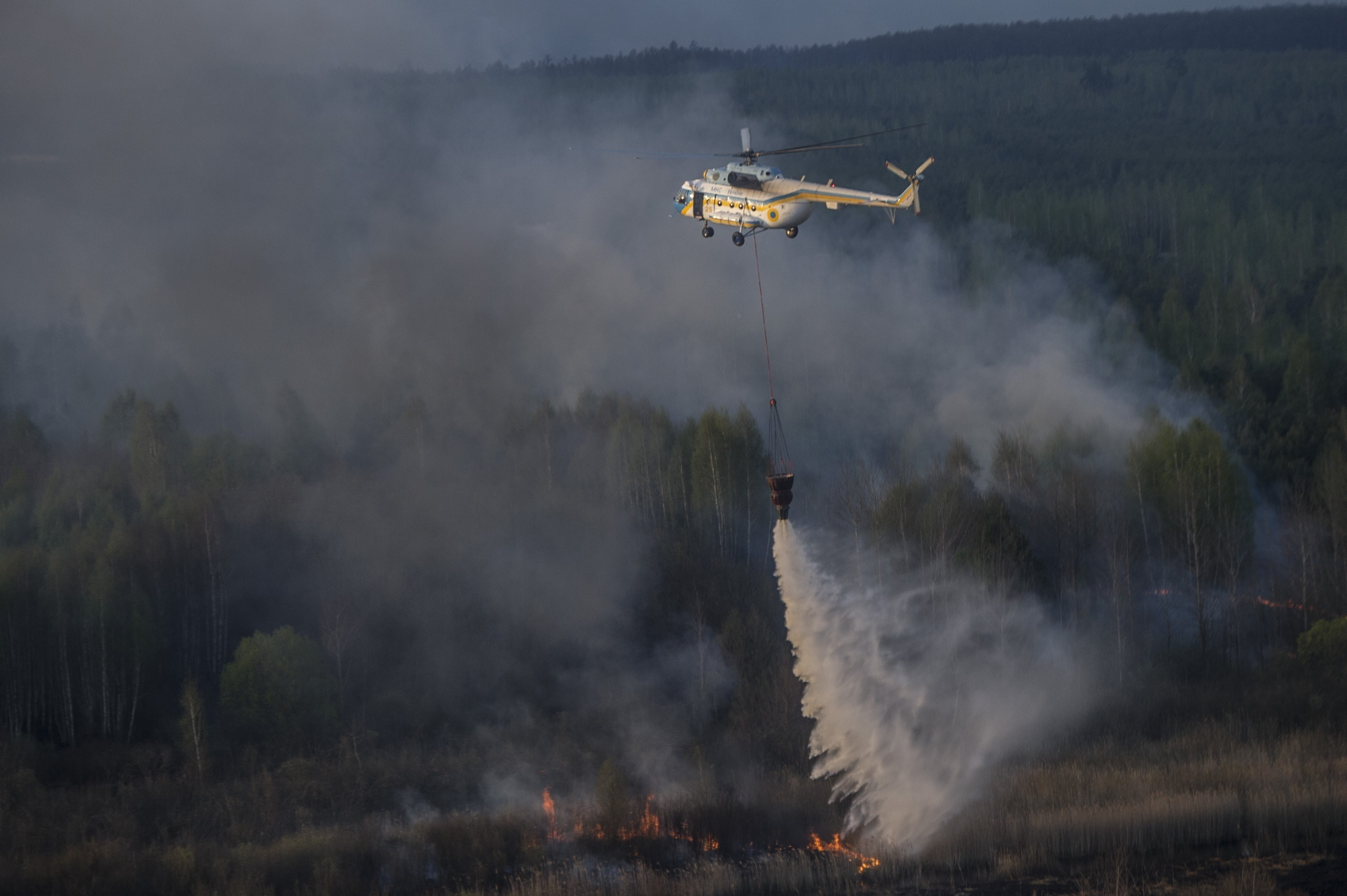 Cernobil incendiu - Getty