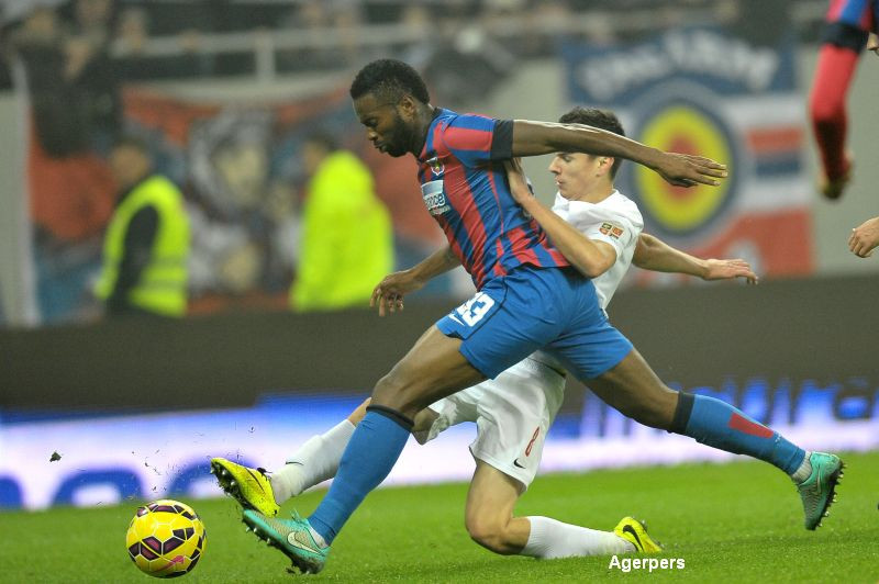 DINAMO - STEAUA, 1-3. Meciul a fost intrerupt 20 de minute dupa ce Arlauskis a fost tinta peluzei