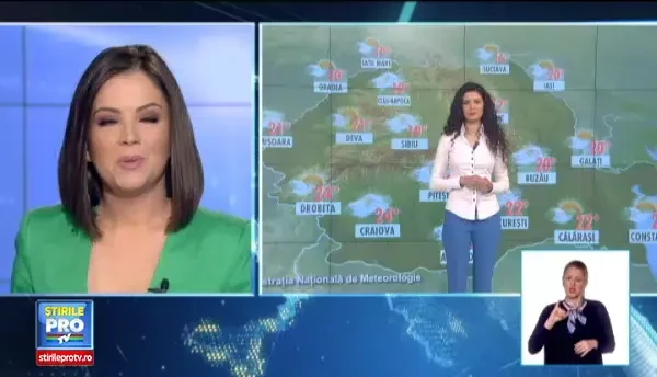 Ploi putine si temperaturi in crestere in toata tara inregistrate duminica. Prognoza meteo pentru perioada urmatoare