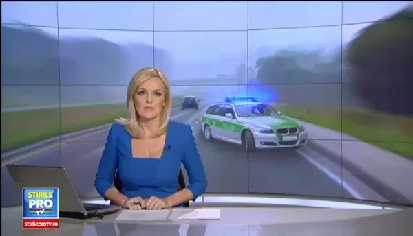 Accident grav in Germania. 11 persoane au fost ranite, 3 fiind in stare grava, dupa ce un autocar din Romania s-a rasturnat