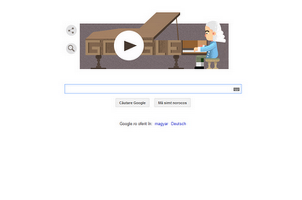 GOOGLE marcheaza 360 de ani de la nasterea lui BARTOLOMEO CRISTOFORI cu un DOODLE. Inventia atribuita italianului