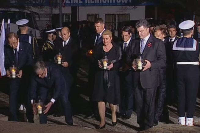 Ceremonie in Polonia la 70 de ani de la finalul celui de-Al Doilea Razboi Mondial. Klaus Iohannis, printre cei prezenti