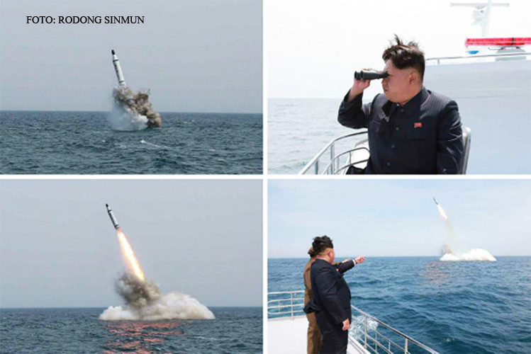 Coreea de Nord ar fi modificat imaginile cu testarea rachetei submarine, afirma expertii: "Nu au ajuns ei atat de departe"