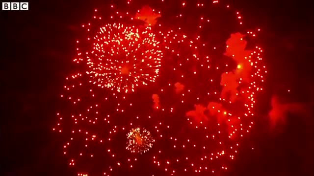 Festivitatile din Rusia s-au incheiat cu superbe focuri de artificii. Opt milioane de rusi au asistat la evenimente