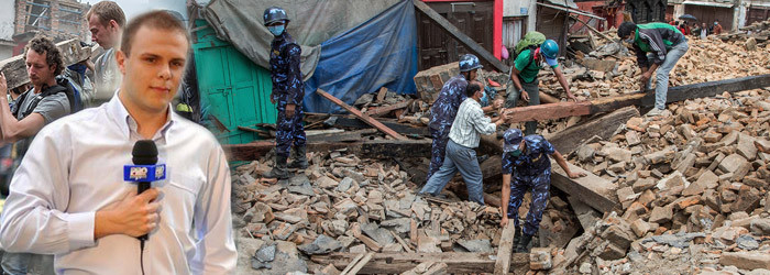 Din Nepal, corespondentul ProTV Paul Angelescu: "Oamenii au fugit in strada, de frica sa nu cada cladirile peste ei"