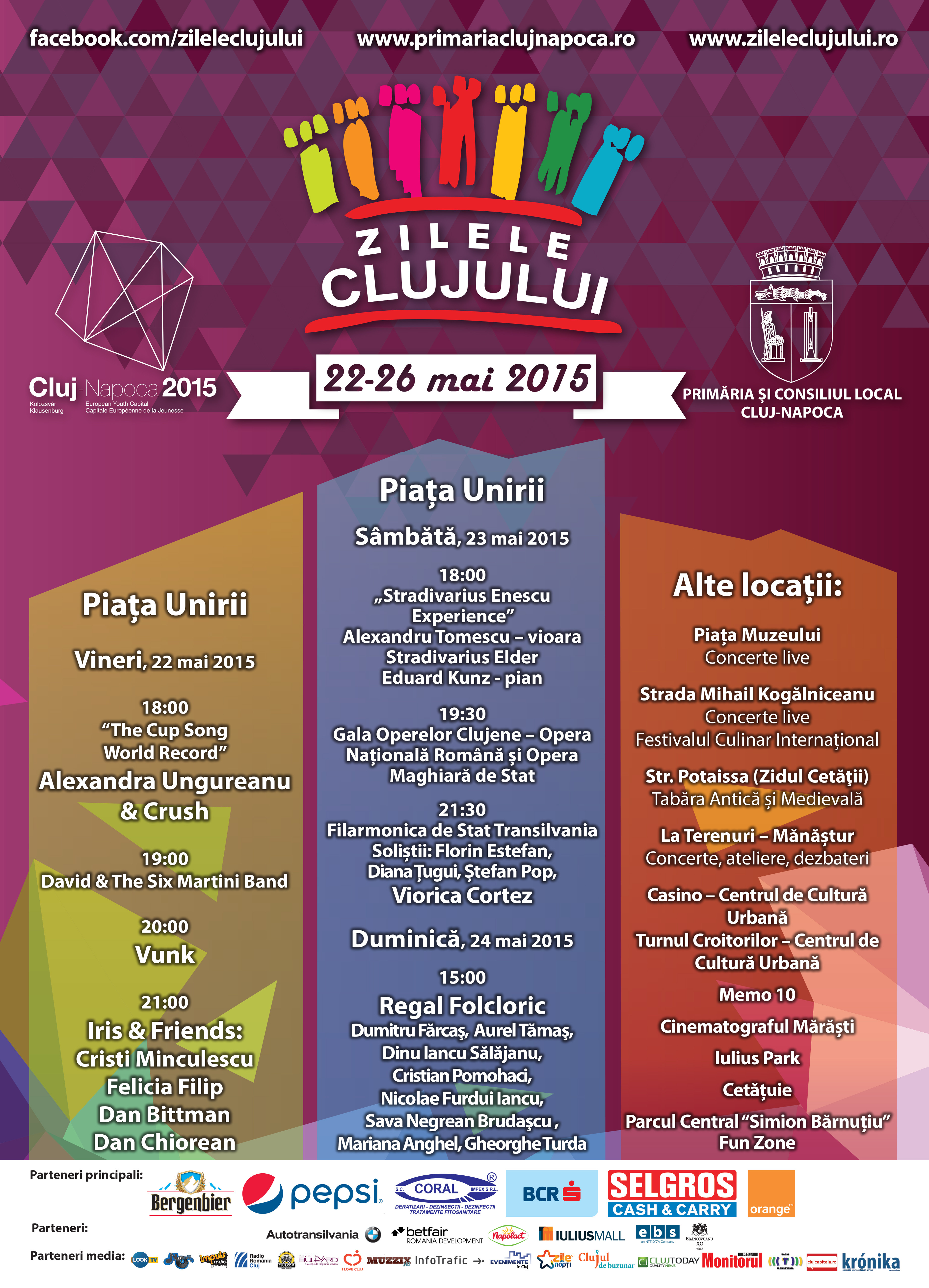 Studentii dau culoare orasului de Zilele Clujului 2015