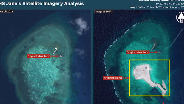 "Marele zid de nisip". Insulele construite de chinezi in Marea Chinei de Sud tensioneaza relatiile cu SUA si statele vecine
