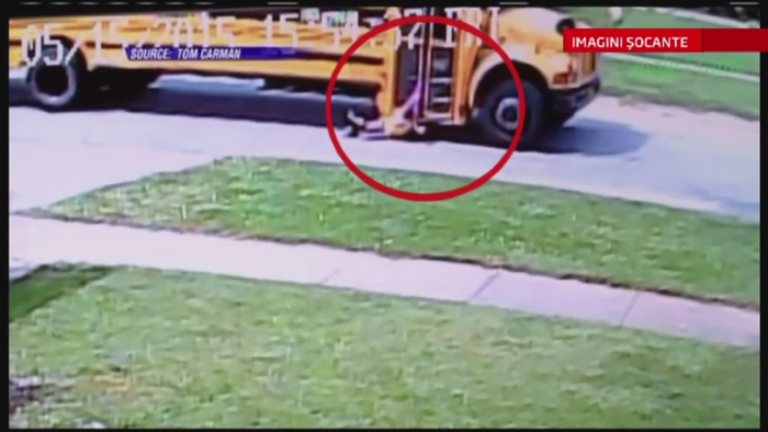 Momente de groaza pentru o fetita din SUA. Ce s-a intamplat imediat dupa ce a coborat din autobuzul scolar