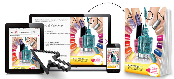 (P) Avon lanseaza e-brosura. Acceseaza acum si bucura-te de o noua experienta de shopping