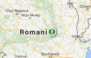 Cutremur de 3,3 grade pe scara Richter inregistrat in zona seismica Vrancea, joi dimineata