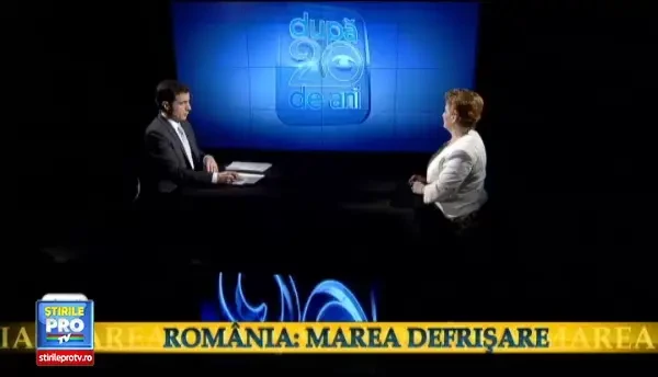 Ministrul Mediului, Gabriela Gavrilescu, la Dupa 20 de ani - PARTEA A 2-A