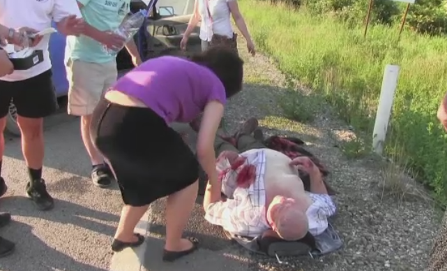 Cinci raniti in urma unui accident rutier in Cluj. Un batran traieste datorita unui medic rezident aflat in zona