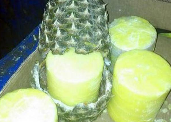 200 de kilograme de cocaina, depistate in fructe de ananas, intr-un port spaniol. Cum le ascunsesera traficantii