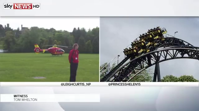 Grav accident in Marea Britanie. Patru persoane sunt in stare grava dupa ce un roller coaster s-a ciocnit de o cabina goala