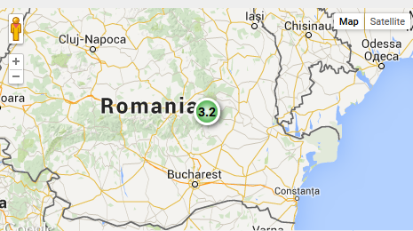Cutremur cu magnitudinea de 3 in judetul Buzau, miercuri dupa-amiaza. Localitatile in care s-a simtit seismul