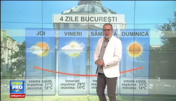 De astazi intra in vigoare avertizarea de ploi torentiale si grindina. Prognoza meteo pana duminica