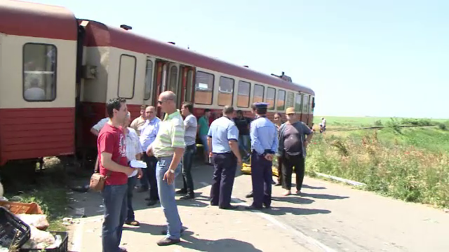 Grav accident de tren in judetul Timis. Noua persoane au fost ranite, iar mecanicul si-a salvat viata in ultima clipa
