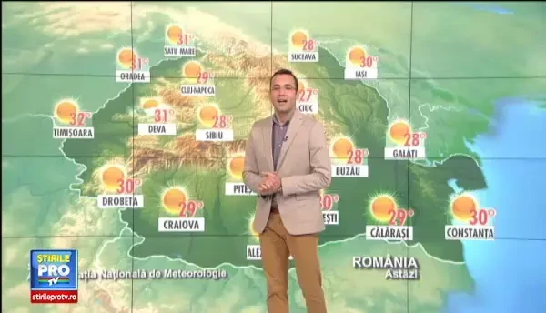 Vreme deosebit de calda pentru aceasta perioada, in toata tara. Prognoza meteo pana miercuri, 10 iunie