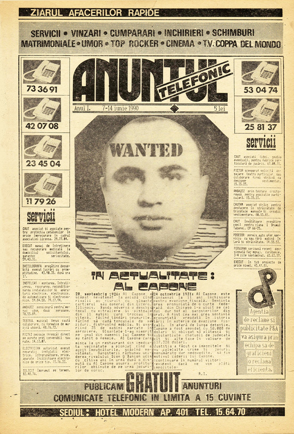 advertorial Anuntul telefonic