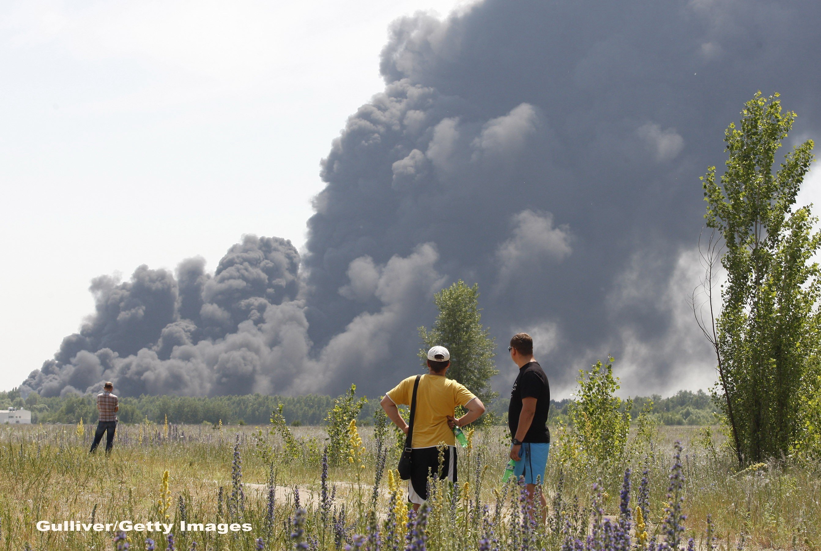 Incendiu in Kiev - GETTY