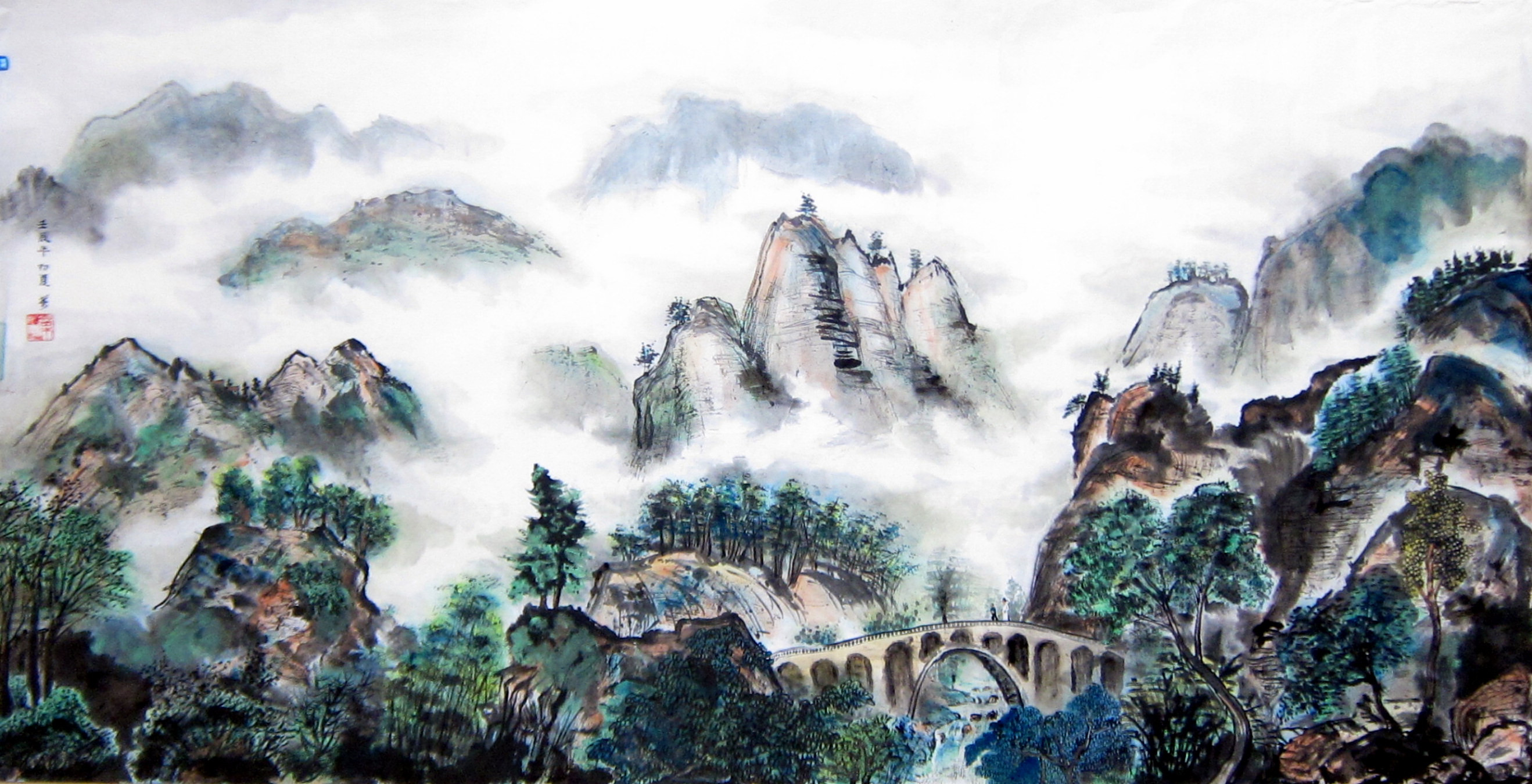 O pictura chinezeaza sub forma de rulou a fost vanduta pentru un pret record! Uite care este suma