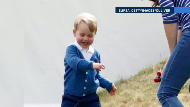 Printul George si-a eclipsat parintii la un meci caritabil de polo. Gesturile micutului au atras toate privirile