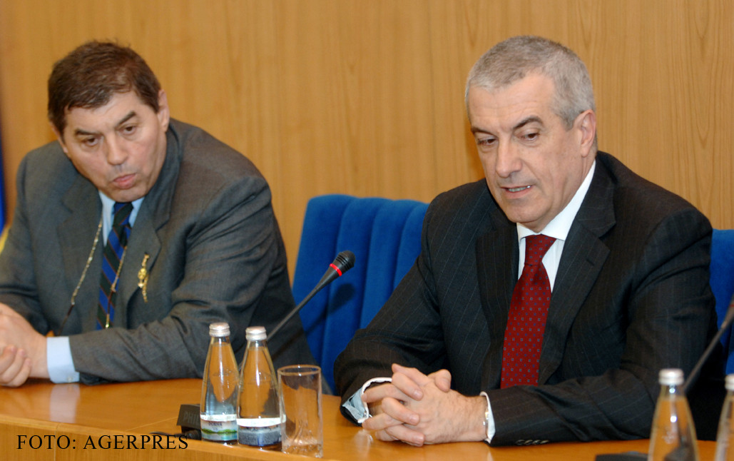 Mihail Vlasov si Calin Popescu-Tariceanu in 2008