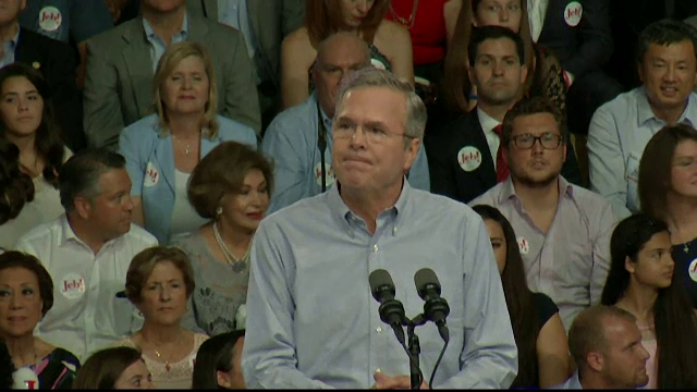 Jeb Bush, fiul unui fost presedinte american si fratele altuia, si-a anuntat candidatura la Casa Alba