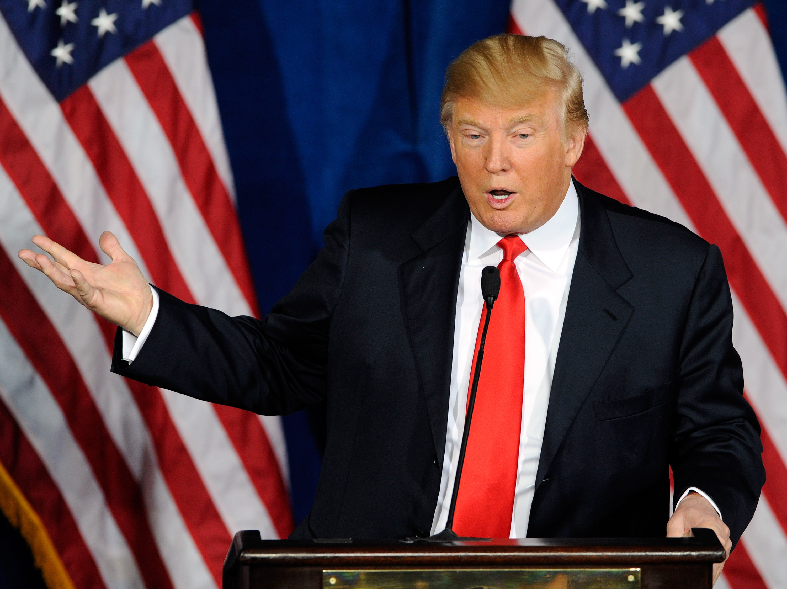 Cine erau "sustinatorii" lui Donald Trump, prezenti la discursul de anuntare a candidaturii. Banii castigati din aplauze