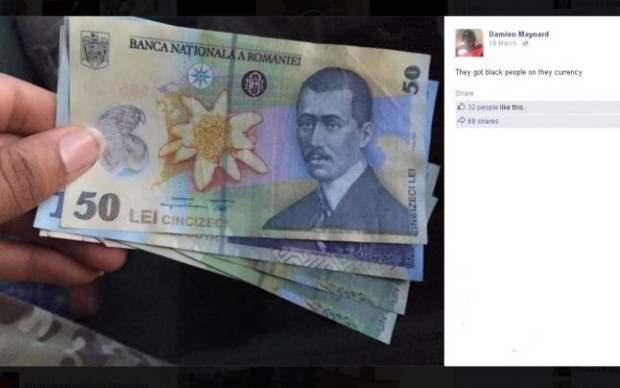 Ce a vazut un soldat american de la Baza Kogalniceanu cand s-a uitat mai atent la bancnota de 50 de lei