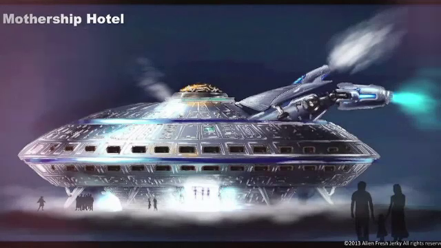 Cum va arata primul hotel-OZN, cu piscina-martian. Ideea unui afacerist pentru oamenii care cred in extraterestri
