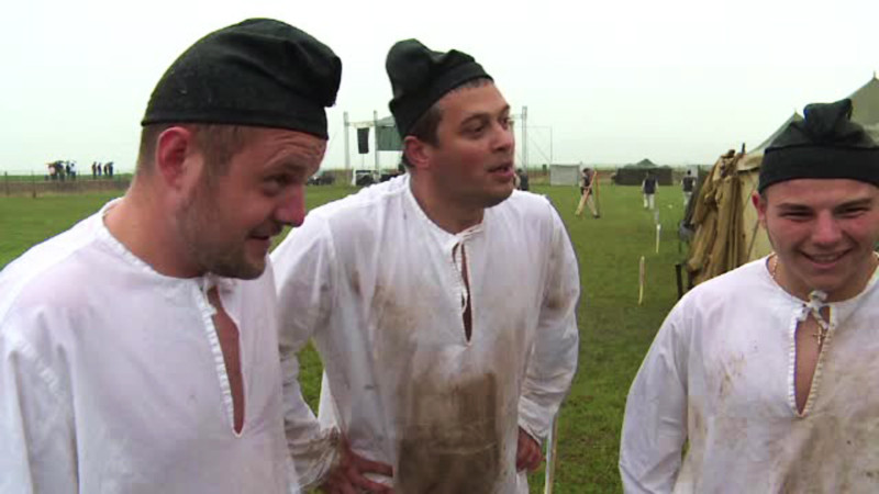 Dacii s-au intrecut intr-un sat din Alba unde ar fi ingropat capul lui Decebal. Cea mai dicifila proba: alergatul cu mielul