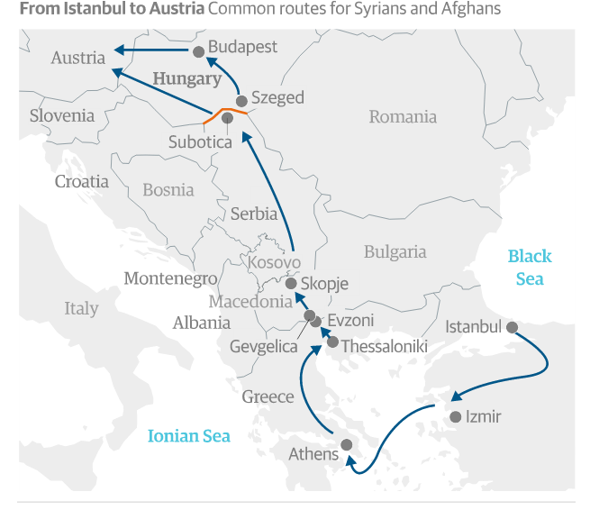 Cine sunt oamenii pentru care Ungaria vrea sa construiasca un zid de 177km. Au platit 10.000 de euro sa ajunga pana aici