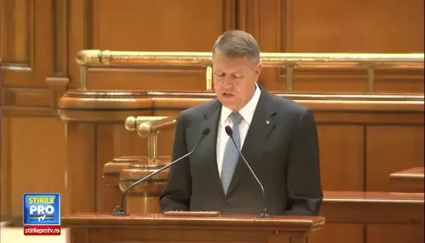 Iohannis, in Parlament: In Romania puternica nimeni nu e mai presus de lege, iar coruptia la varf nu mai e o amenintare