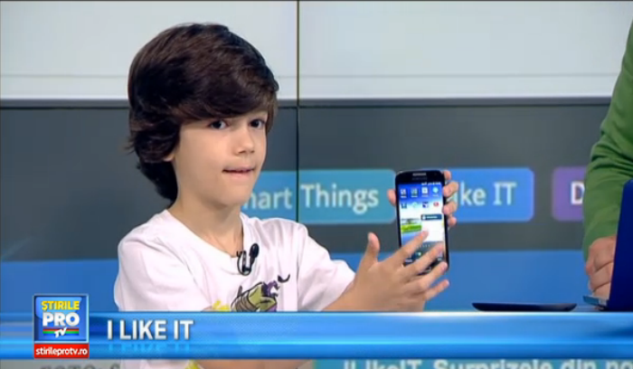 iLikeIT. Luca are 8 ani si ne arata cat de util poate fi un smartphone chiar si la aceasta varsta