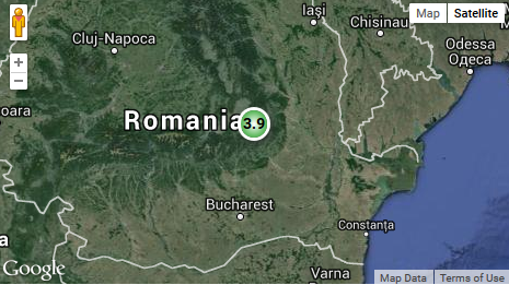 Seism cu magnitudinea 3,9 in judetul Buzau, vineri noapte. 21 de cutremure inregistrate in luna iunie, in Romania