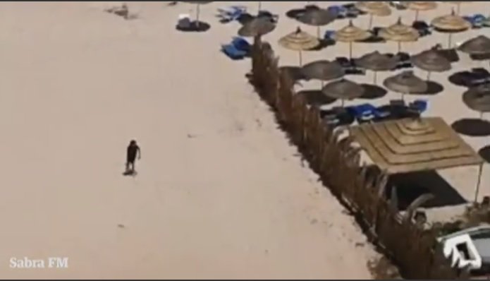 Atacatorul din Tunisia - CAPTURA VIDEO