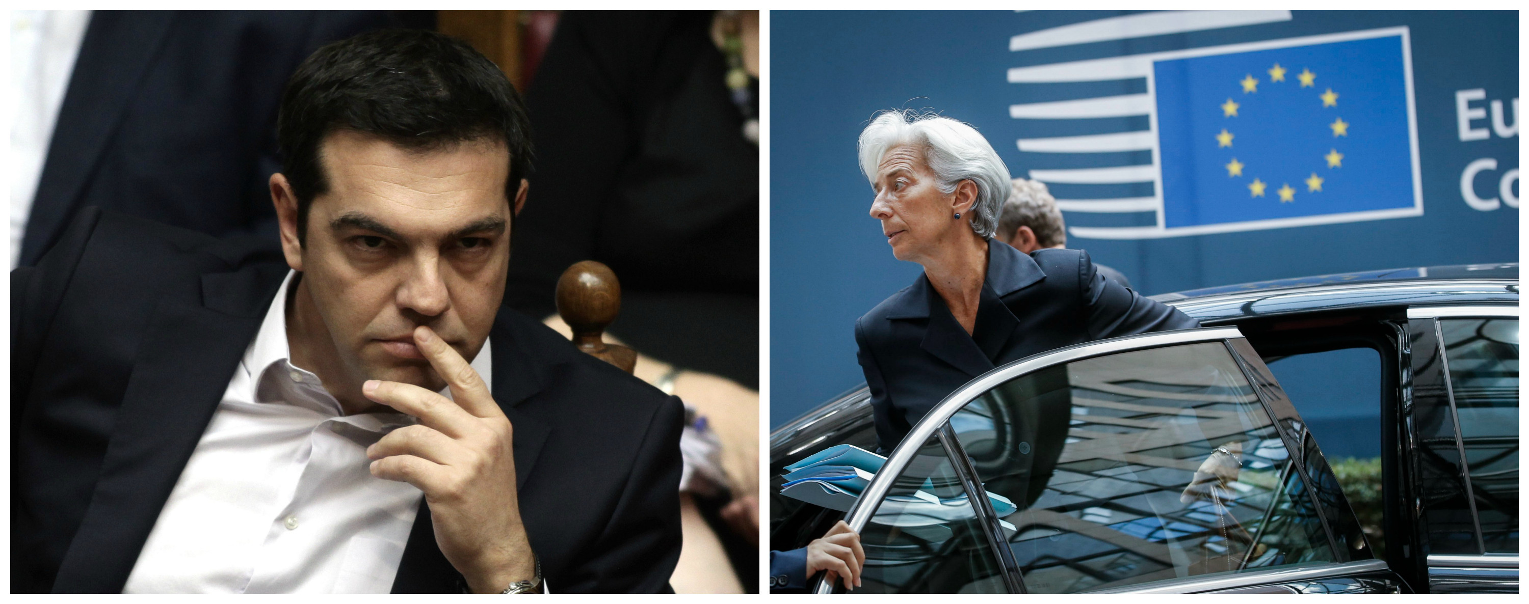 Alexis Tsipras, Christine Lagarde cover - AGERPRES