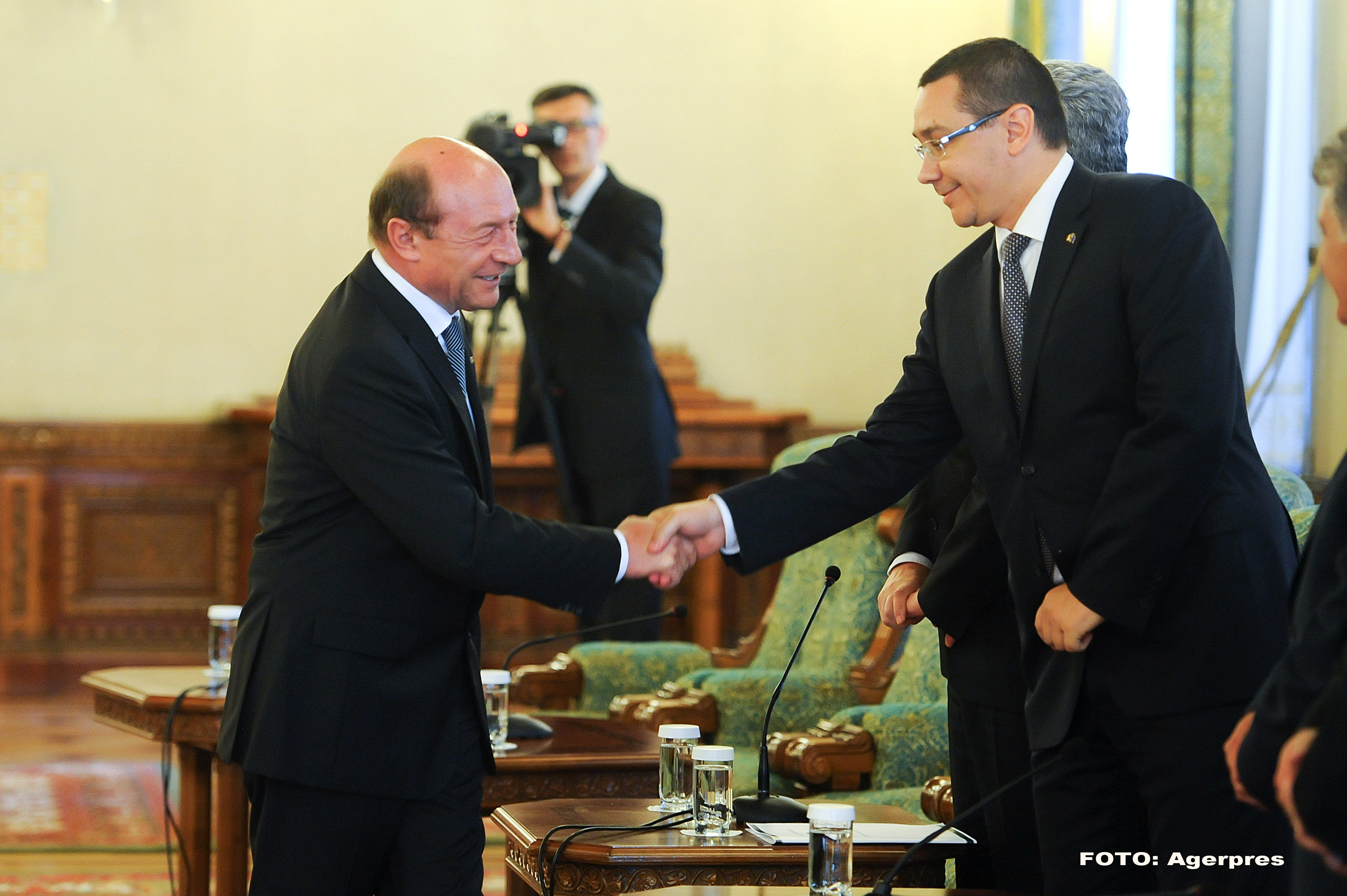 Traian Basescu, Victor Ponta - AGERPRES