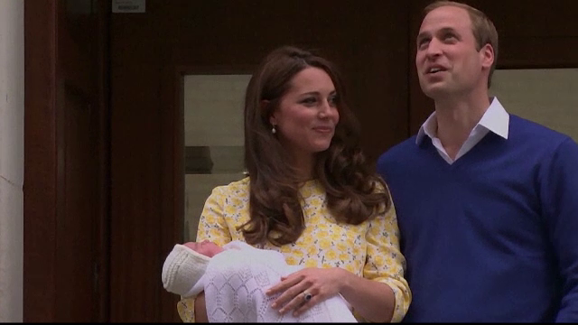 Printul William si ducesa de Cambridge si-au botezat fetita. Cati nasi are Printesa Charlotte
