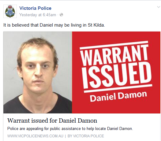 Politistii au publicat o fotografie pe Facebook pentru a-l localiza. Cum a reactionat infractorul cand si-a vazut chipul