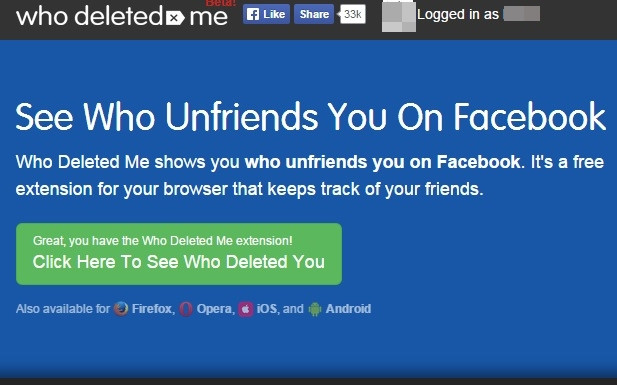 Vrei sa afli cine te-a sters de pe lista de "prieteni" de pe Facebook? O aplicatie face asta pentru tine, gratuit si automat
