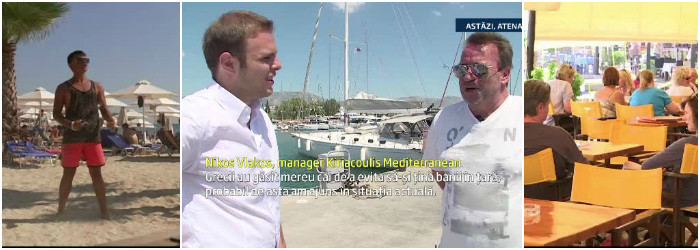 Reportaj ProTV de pe strazile Atenei, unde grecii iau si acum bani de la nemti. "Germanii vor fi mereu bineveniti"