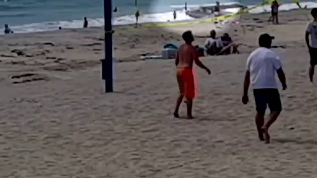 Un avion a aterizat de urgenta pe o plaja aglomerata din California. Momentul a fost filmat cu telefonul mobil. VIDEO