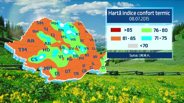 Arsita se muta de joi in sudul tarii. Cum s-a simtit CODUL ROSU de canicula de miercuri in Arad si Bihor