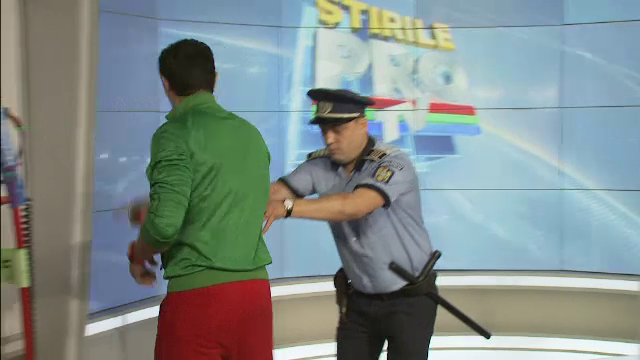 "Stai, bai, dar ce-am facut?". Momentul in care Giani din Las Fierbinti intra in studioul Stirilor ProTV